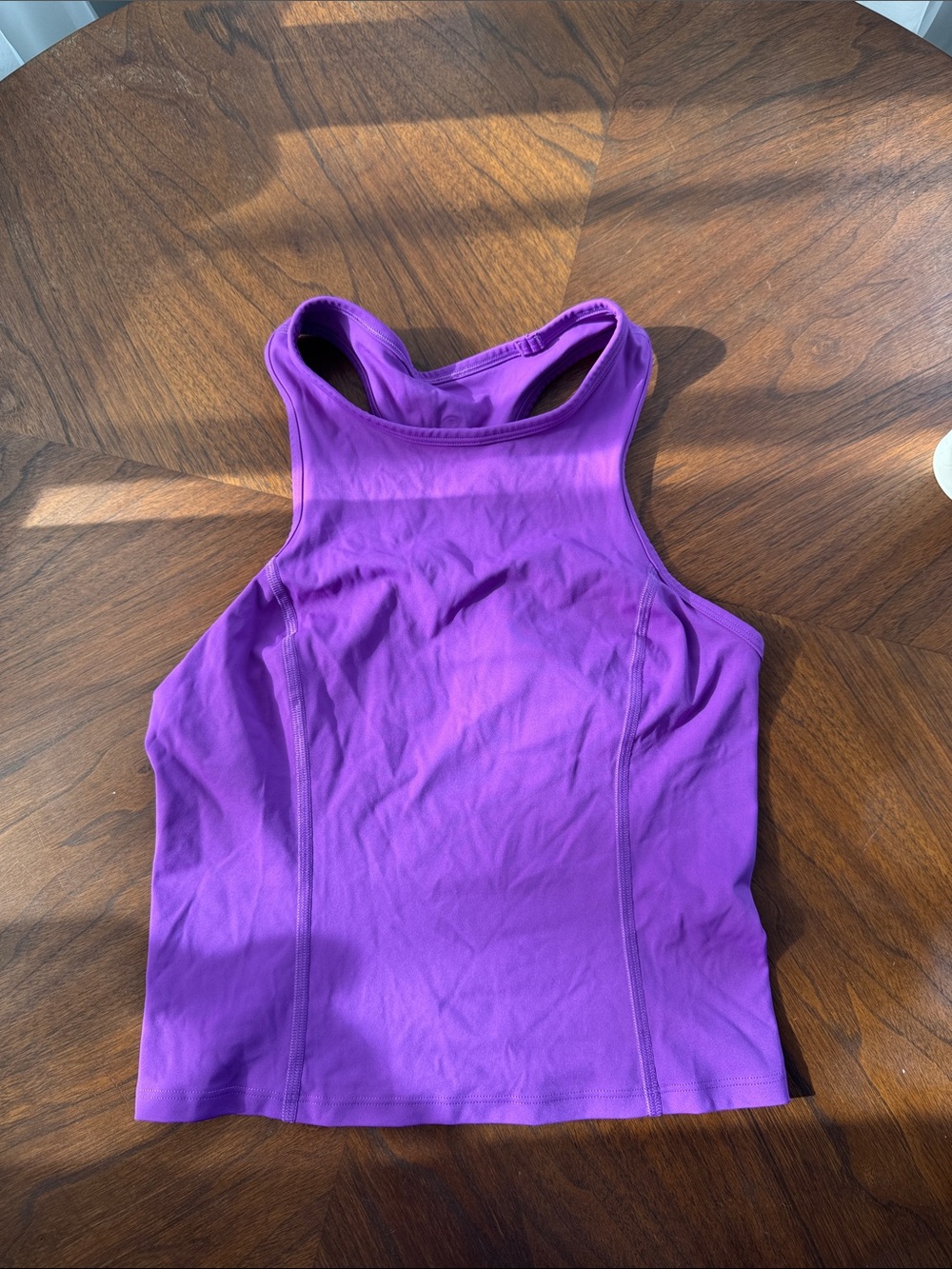Lululemon Nulux Cropped Tank Moonlit Magenta Size 4